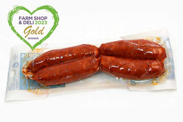 Cooking chorizo *Gold Award winner Farm Shop and Deli show 2023* 4 chorizo pack, 250g