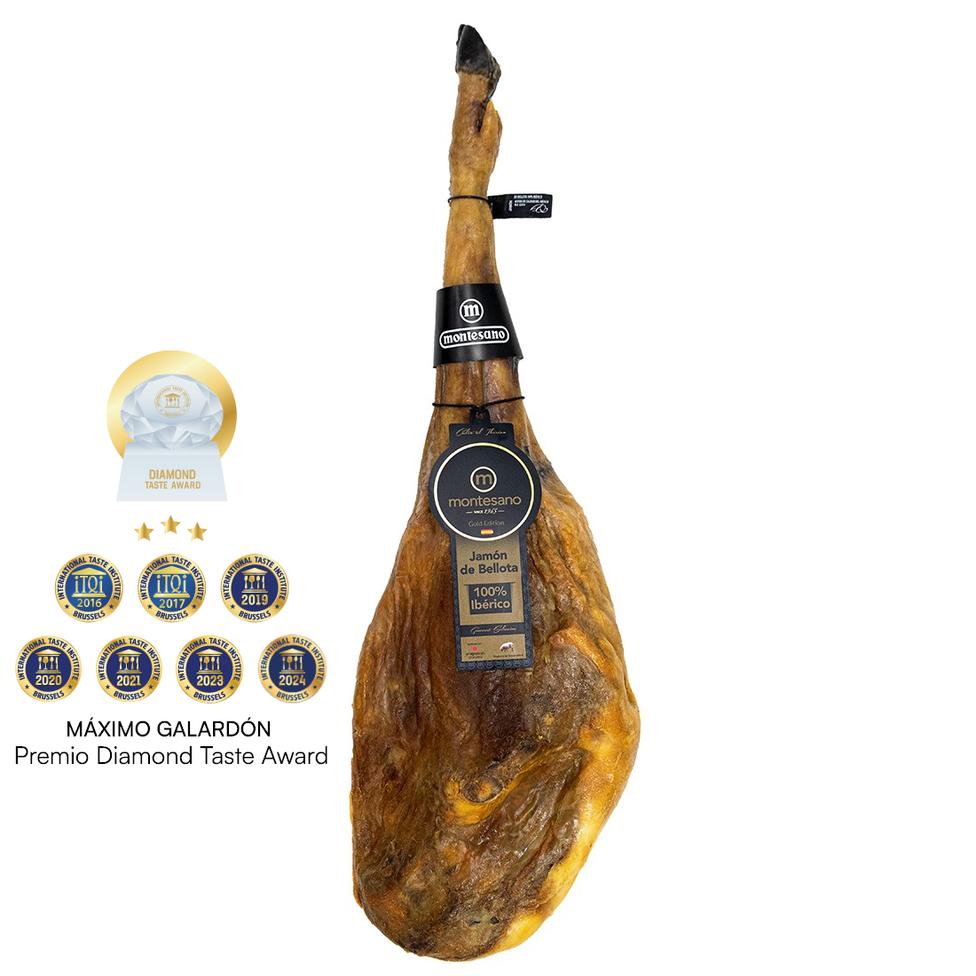 Award-Winning Jamón de Bellota 100% Ibérico Black label 7 - 8Kg