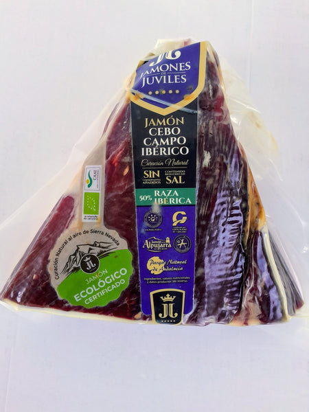 Organic Jamón de Cebo Campo 50% Ibérico. De-Boned 2kg