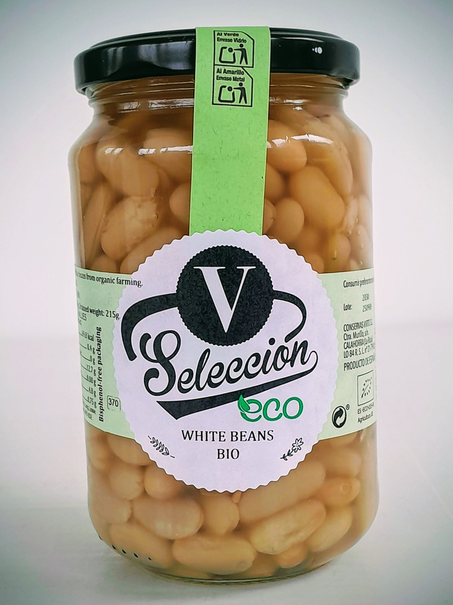 Organic Haricot beans - 370ml